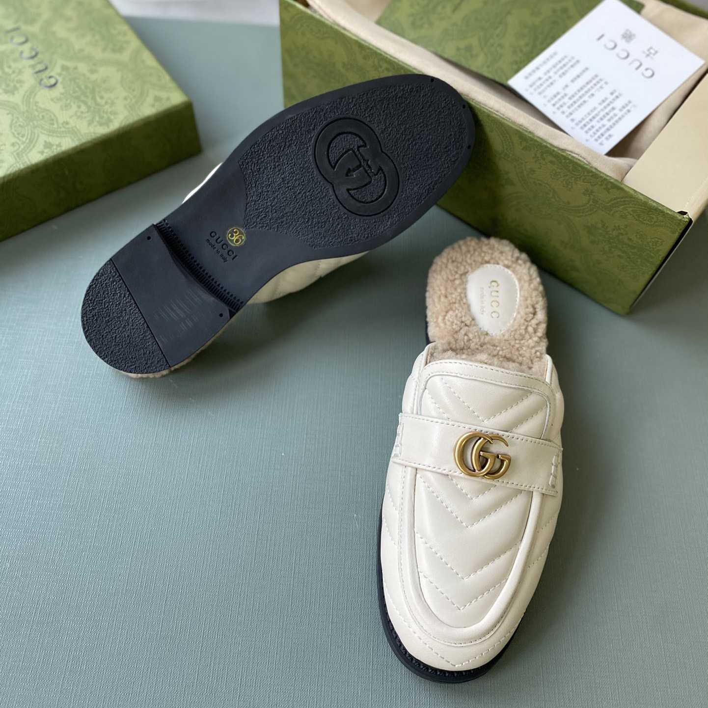 Gucci Women's Double G Slippers - EUR FASHION