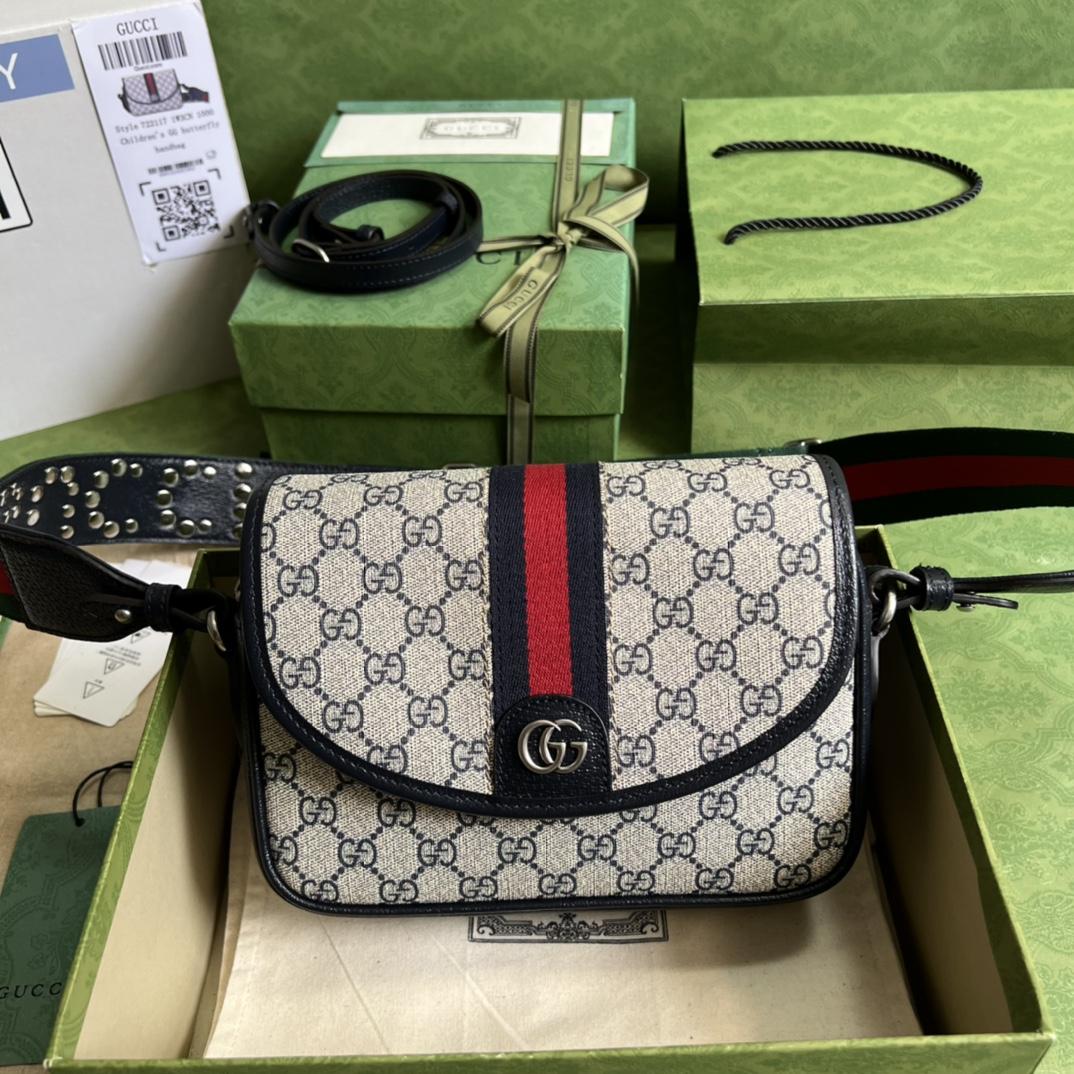 Gucci Ophidia Mini GG Shoulder Bag(23-17-7cm)    - EUR FASHION