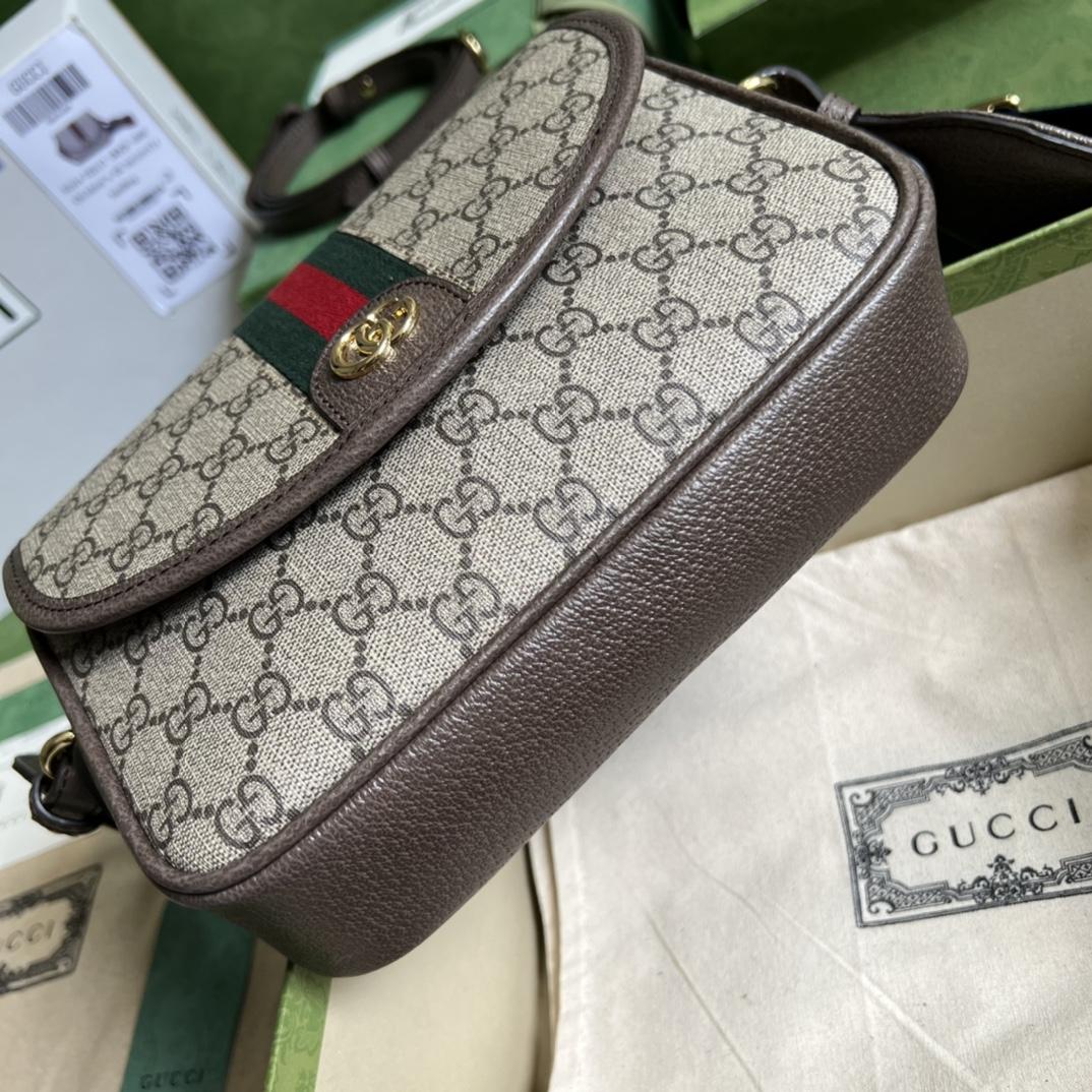 Gucci Ophidia Mini GG Shoulder Bag(23-17-7cm)    - EUR FASHION