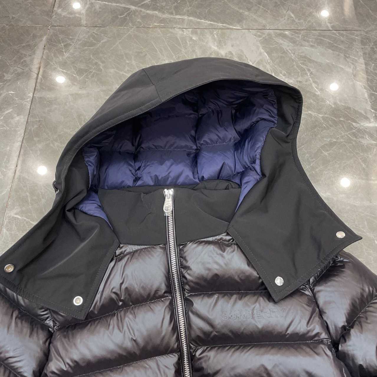 Burberry Hood Nylon Long Down Jacket - EUR FASHION