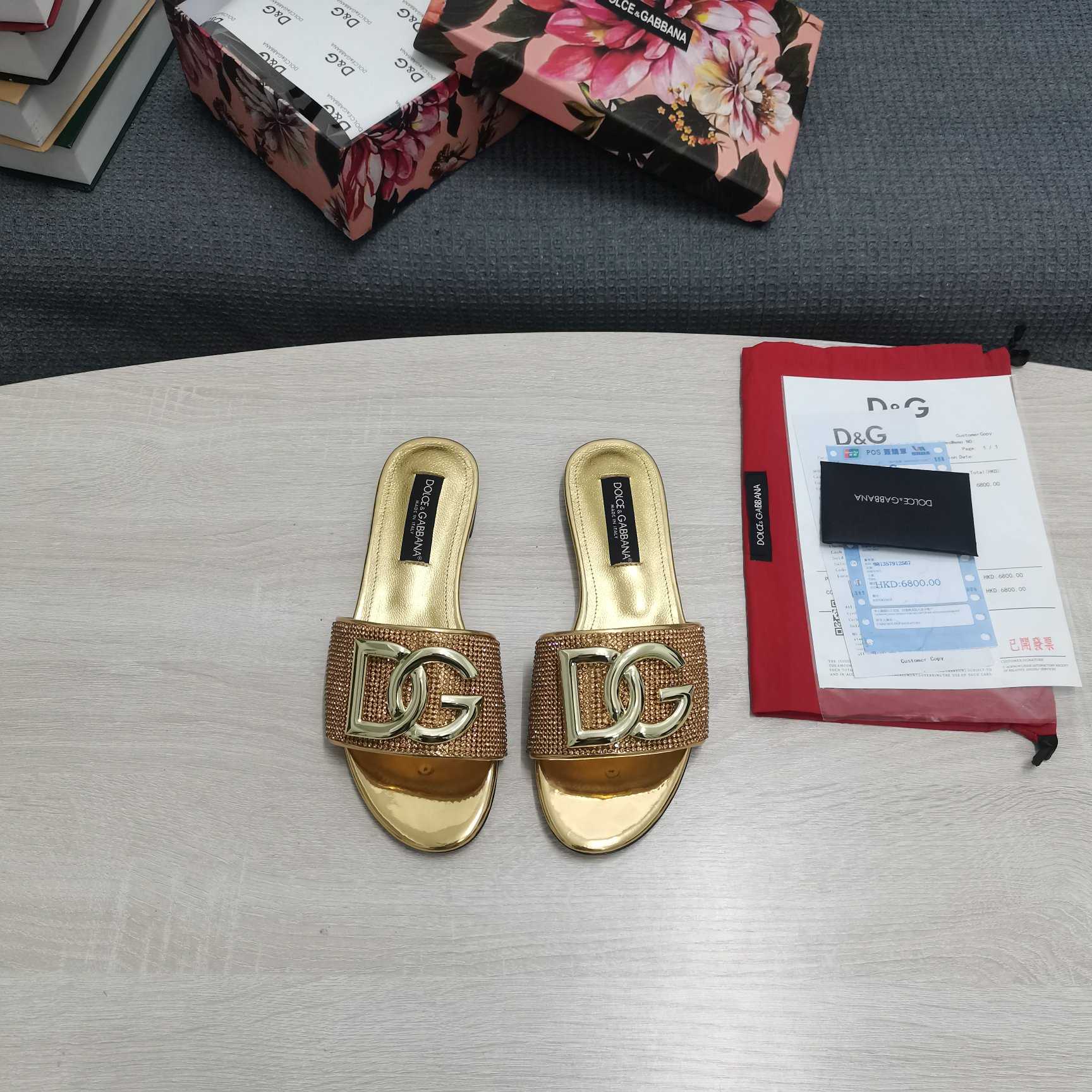 Dolce & Gabbana DG Logo Sandal - EUR FASHION