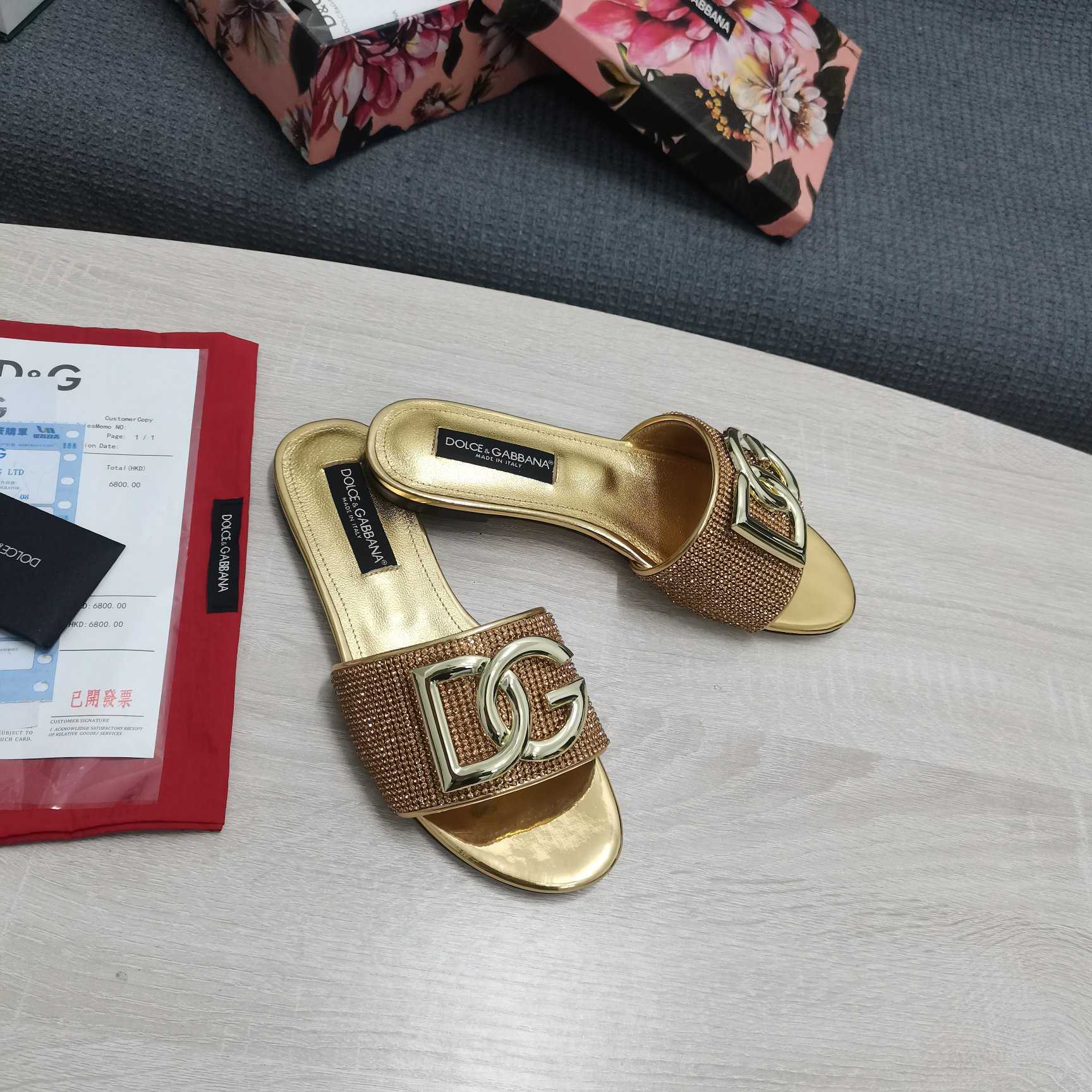 Dolce & Gabbana DG Logo Sandal - EUR FASHION