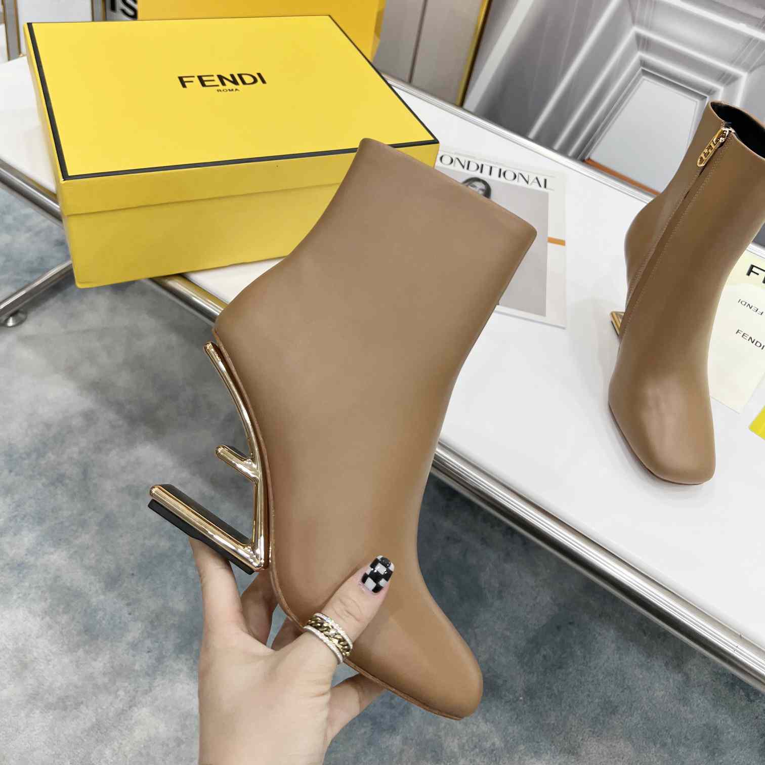 Fendi First High-Heeled Boots - EUR FASHION