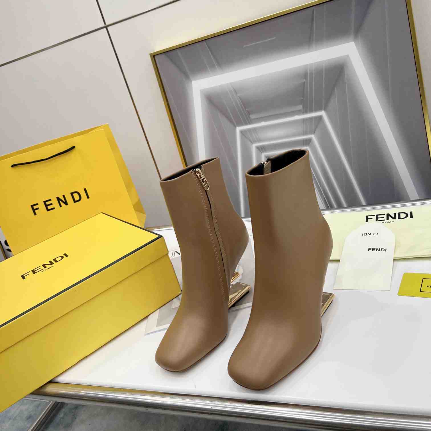 Fendi First High-Heeled Boots - EUR FASHION