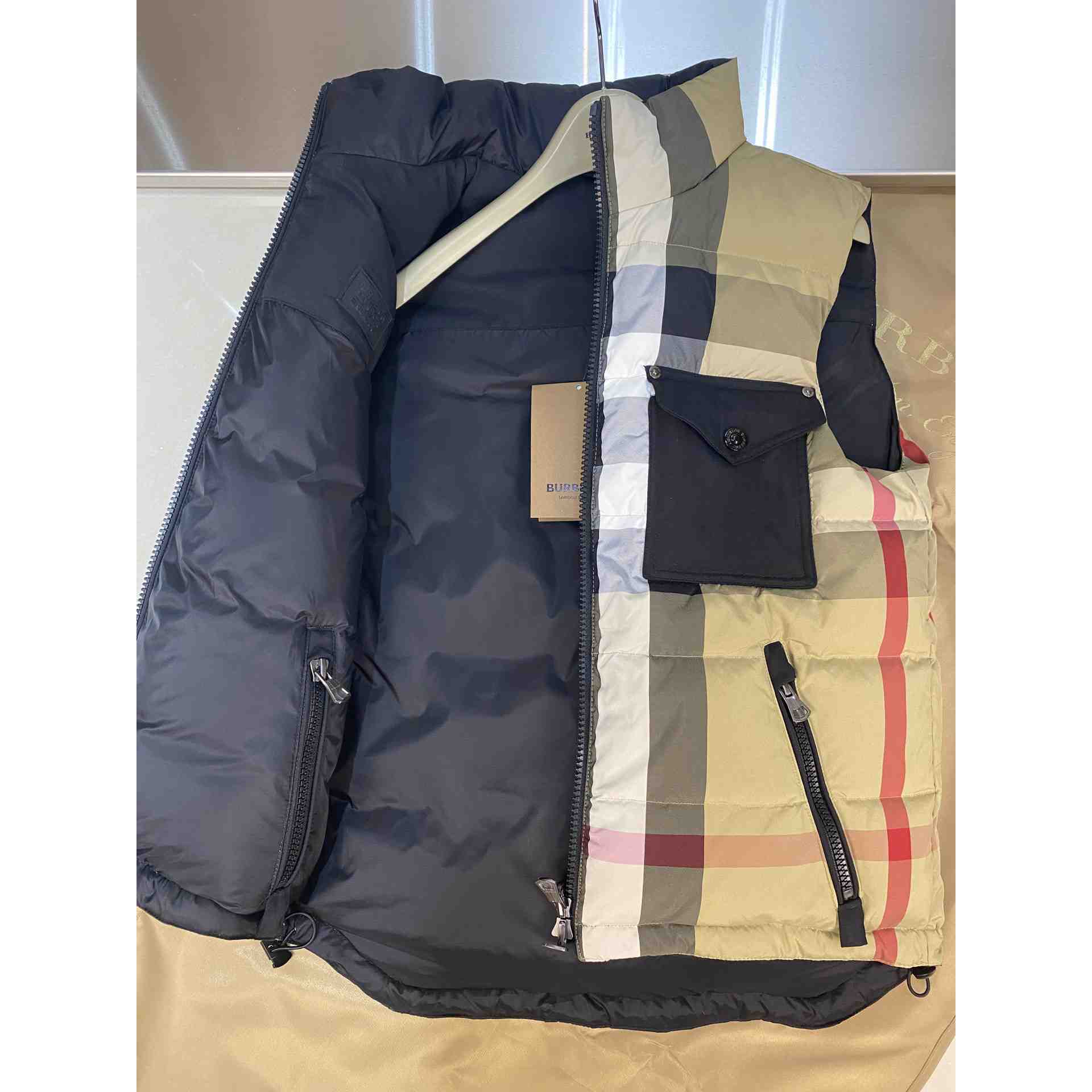 Burberry Reversible Check Puffer Gilet - EUR FASHION