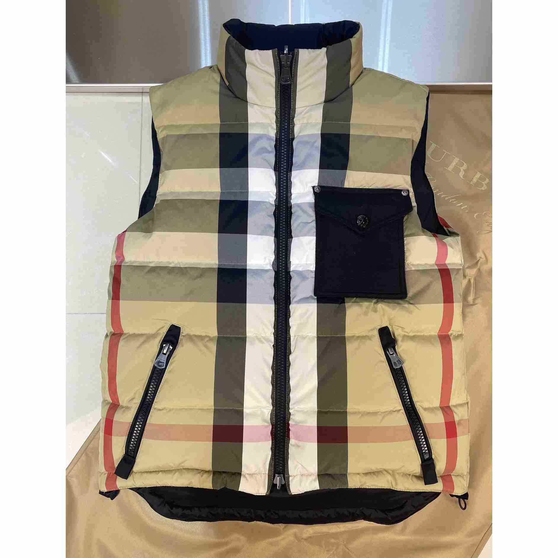 Burberry Reversible Check Puffer Gilet - EUR FASHION