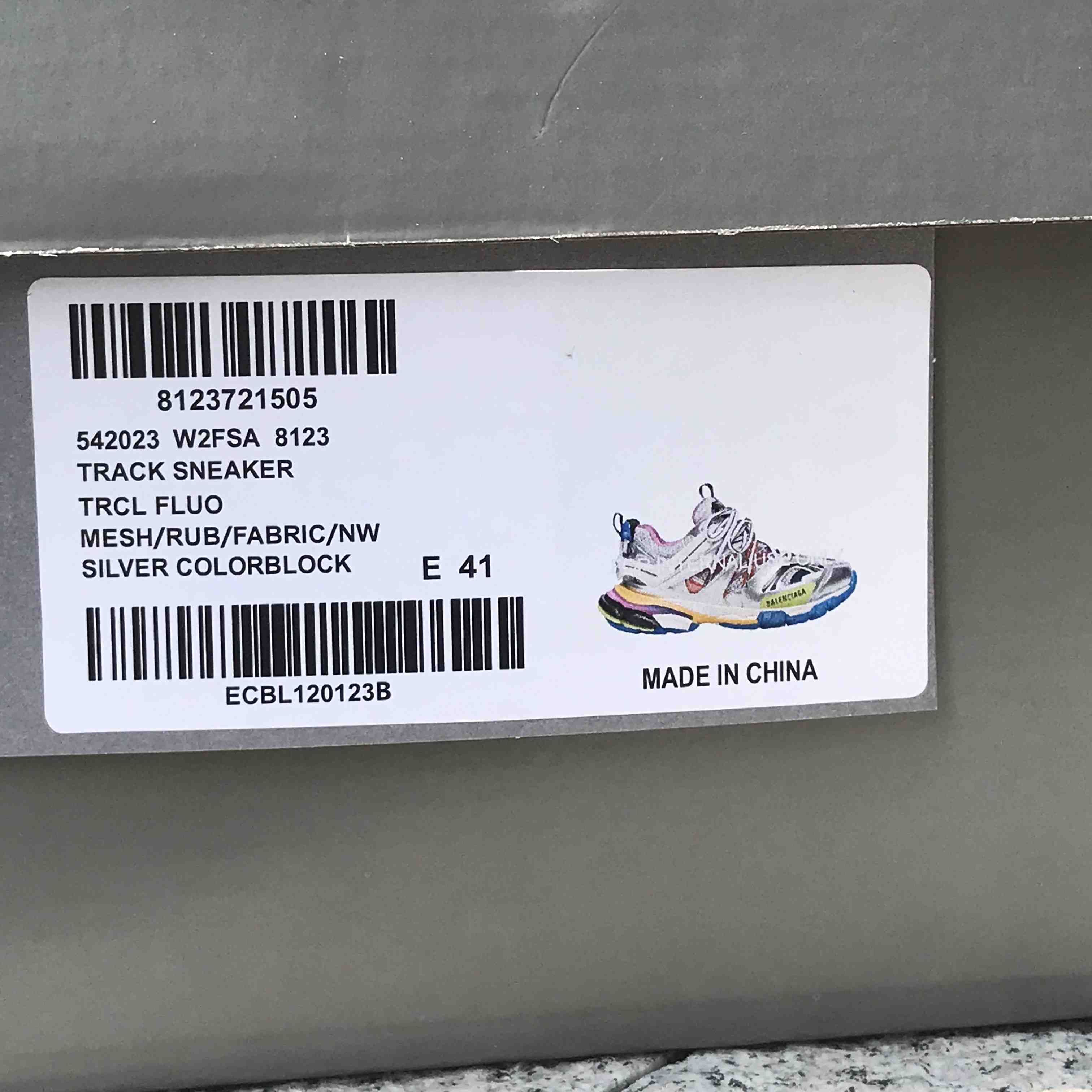 Balenciaga Track Sneaker In Silver - EUR FASHION