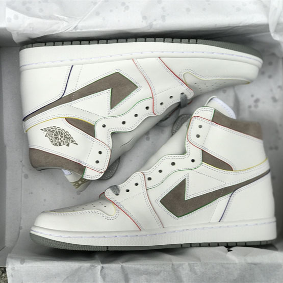 Daniel Arsham x Air Jordan 1 High Sneaker     - EUR FASHION