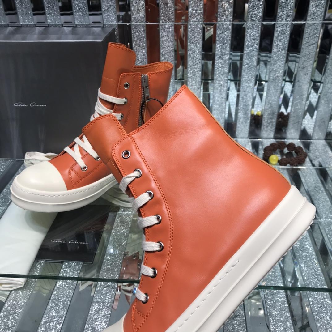 Rick Owens Fogachine High-Top Sneakers - EUR FASHION