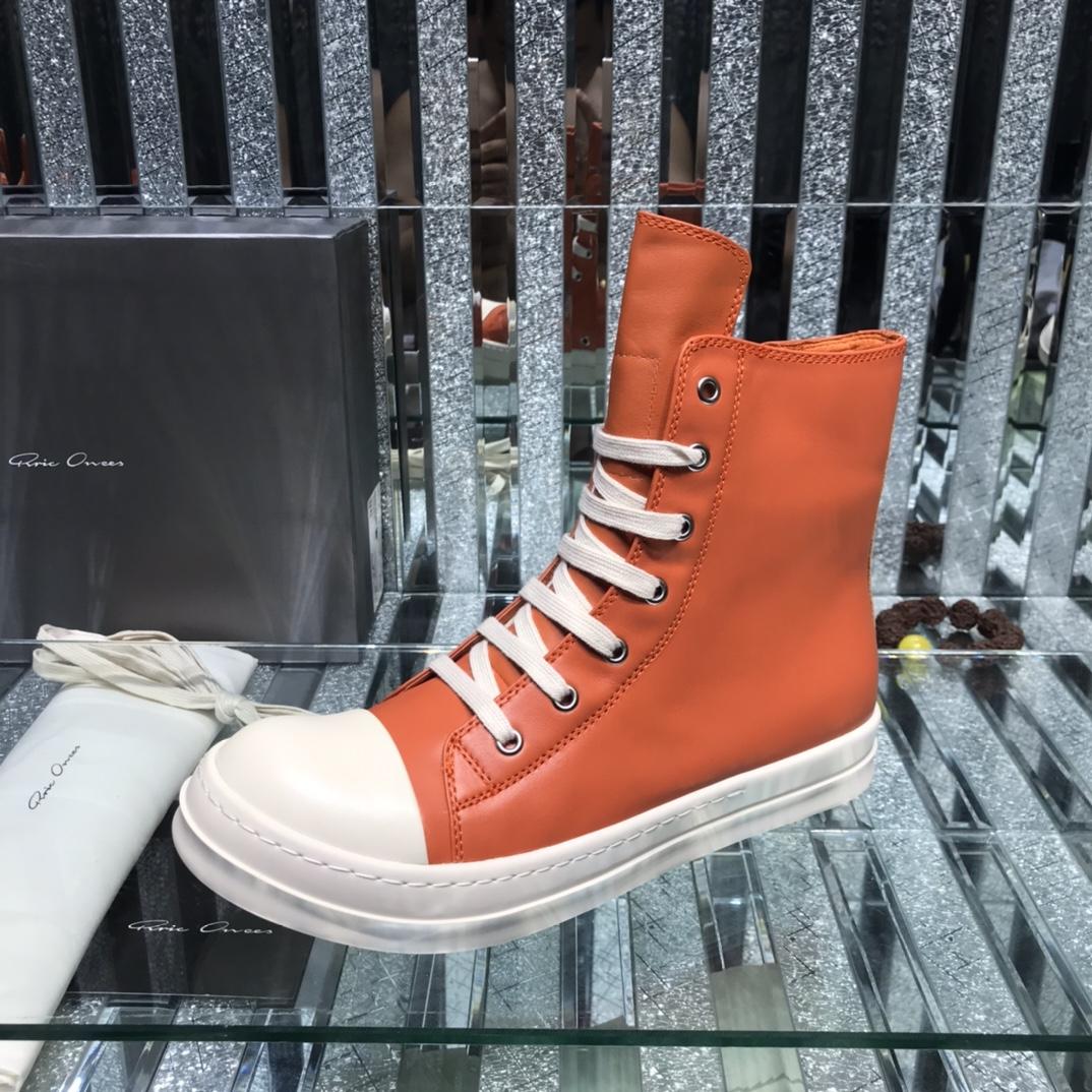 Rick Owens Fogachine High-Top Sneakers - EUR FASHION