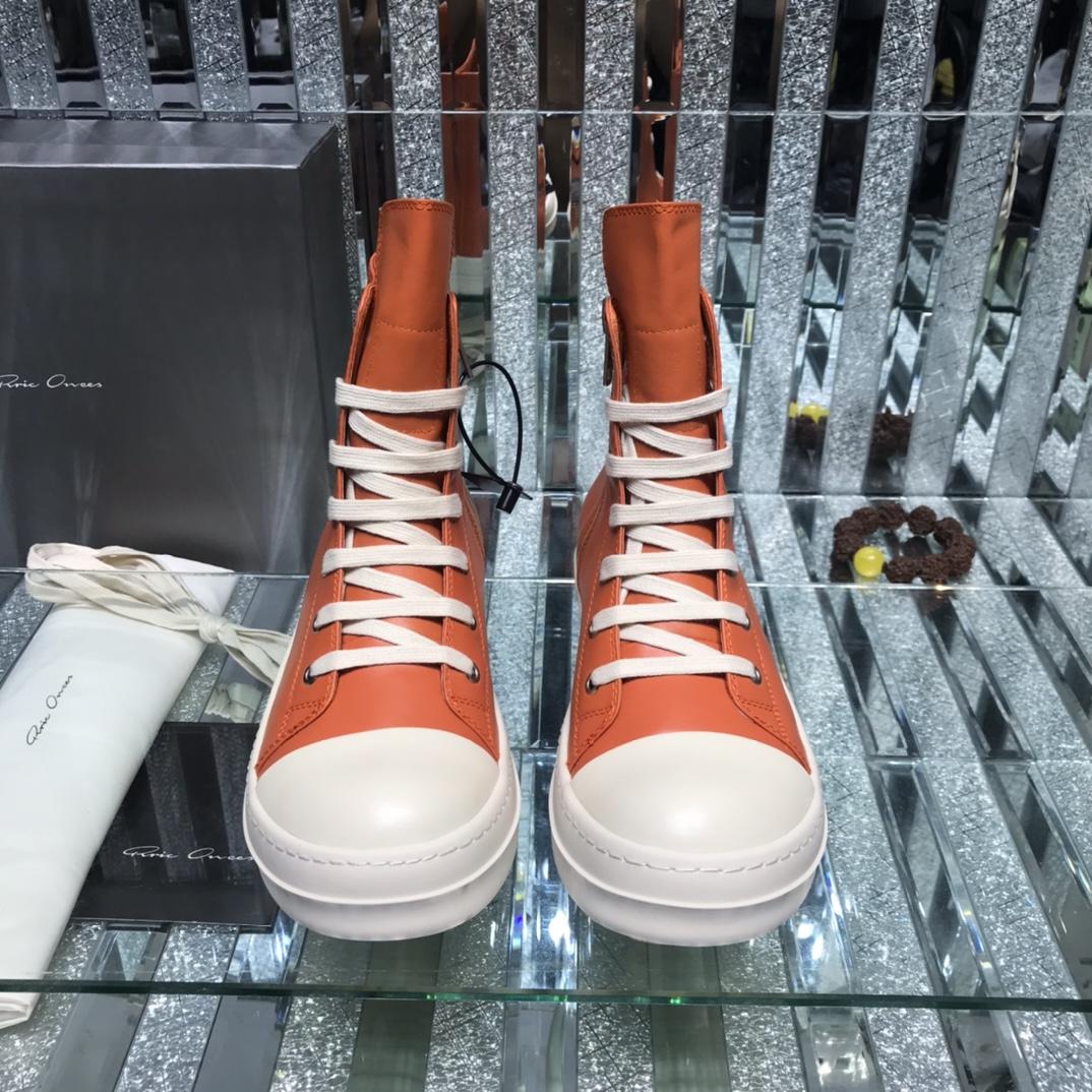 Rick Owens Fogachine High-Top Sneakers - EUR FASHION