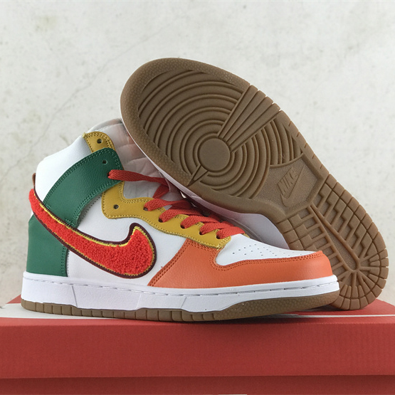 Nike Dunk High University “Chenille Swoosh” Sneakers     DR8805-100 - EUR FASHION