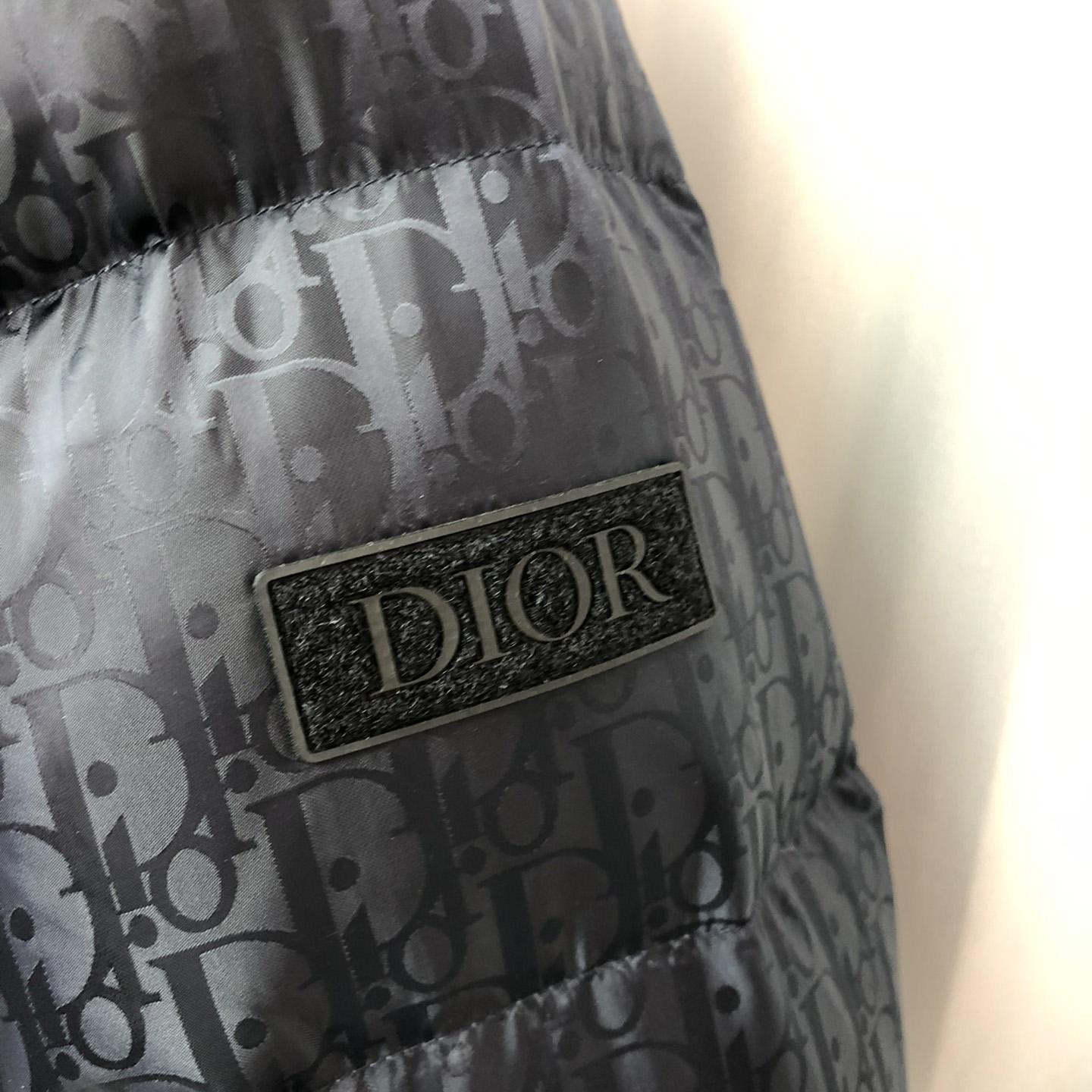 Dior Oblique Print Down Puffer Jacket - EUR FASHION