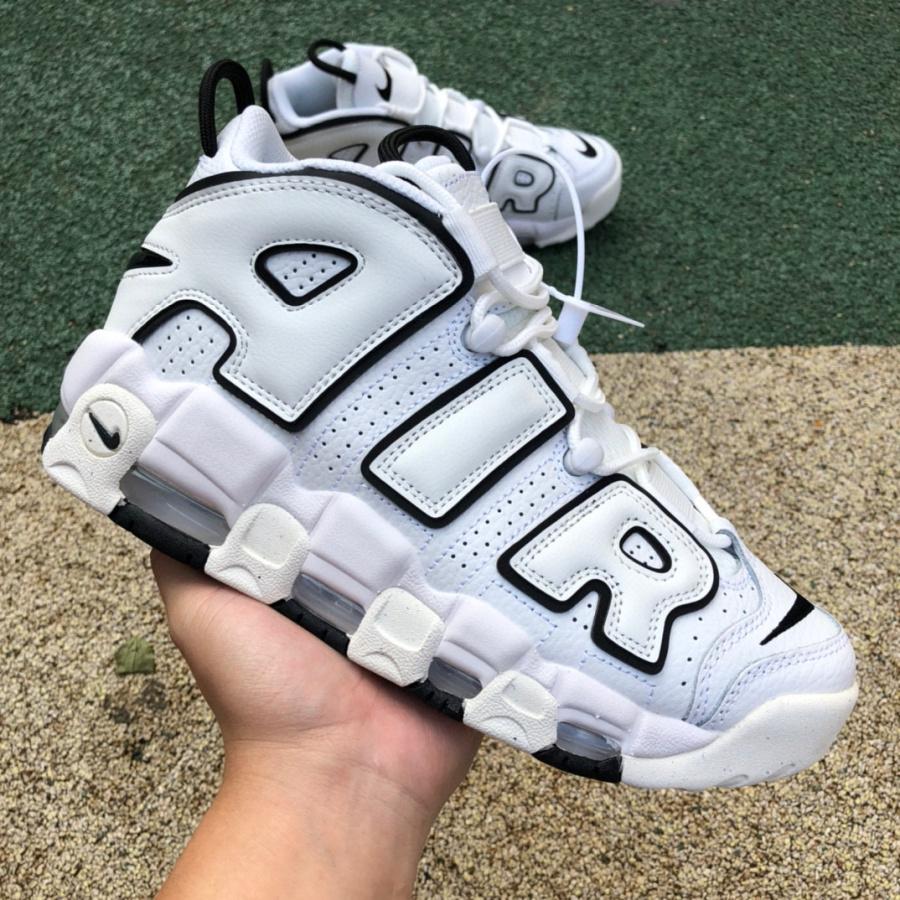 Nike Air More Uptempo White Black Sneaker    917593-100 - EUR FASHION