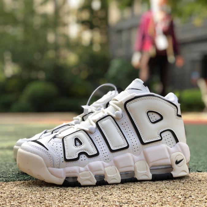 Nike Air More Uptempo White Black Sneaker    917593-100 - EUR FASHION