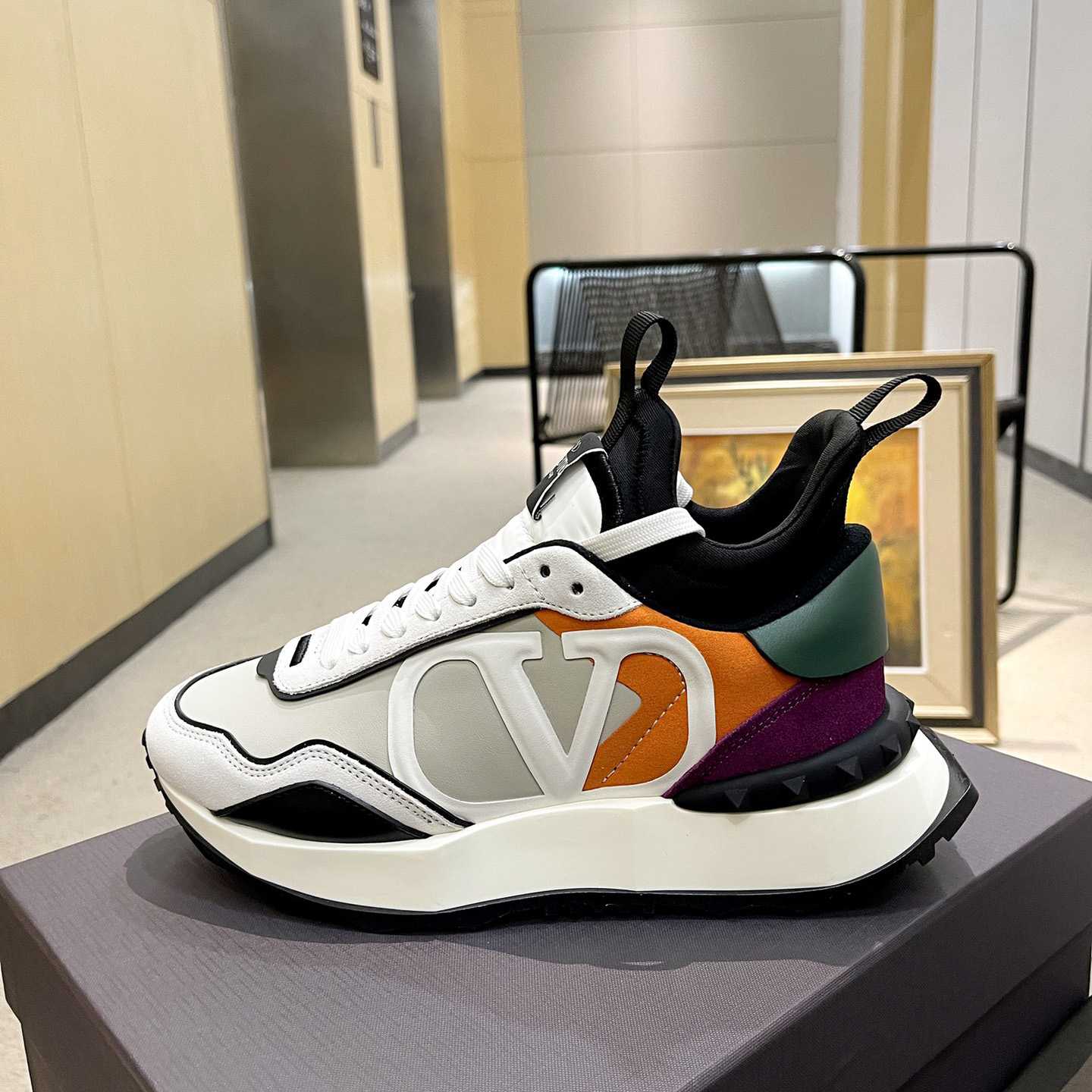 Valenti Netrunner Fabric And Suede Sneaker - EUR FASHION