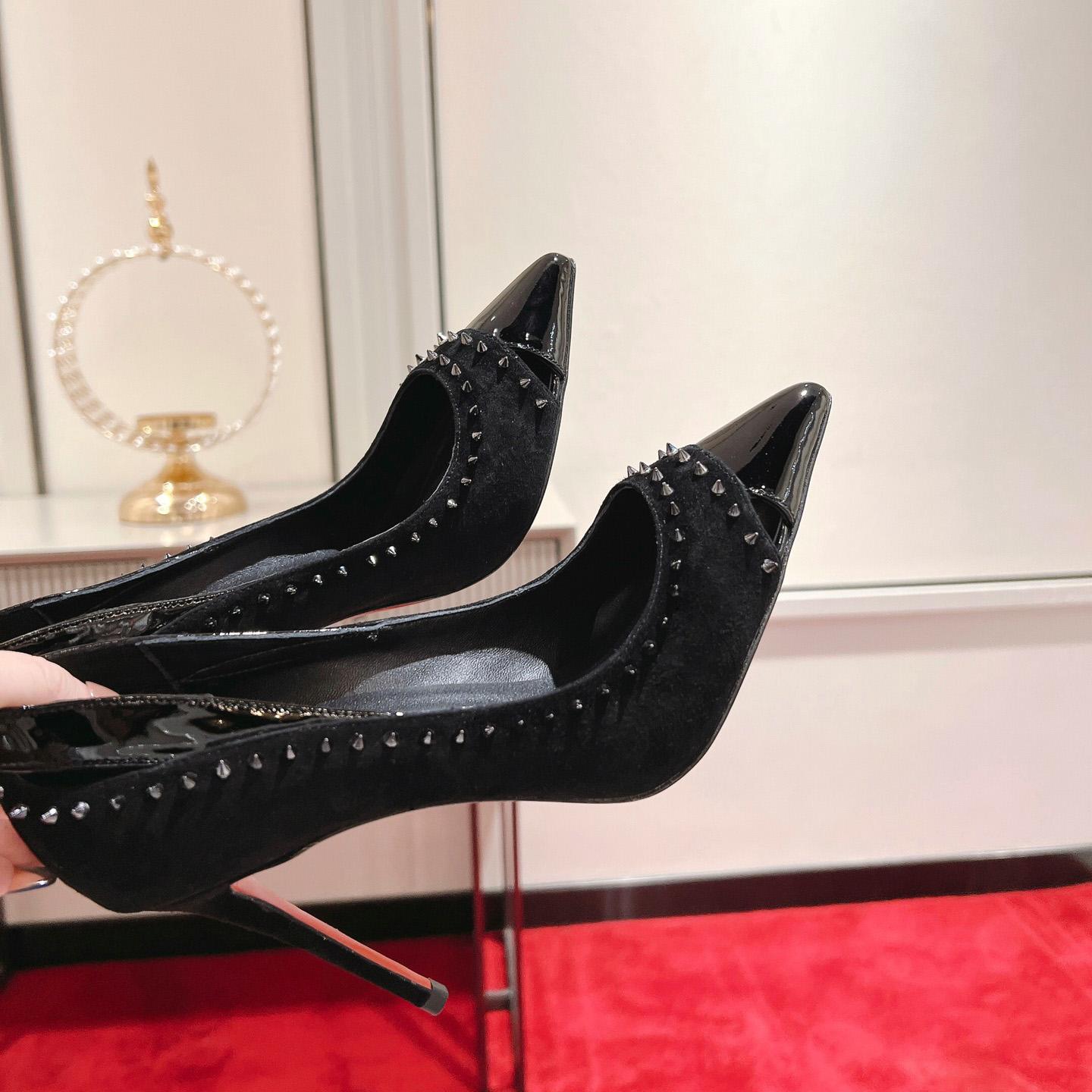 Christian Louboutin Duvette Spikes Pump   100mm - EUR FASHION