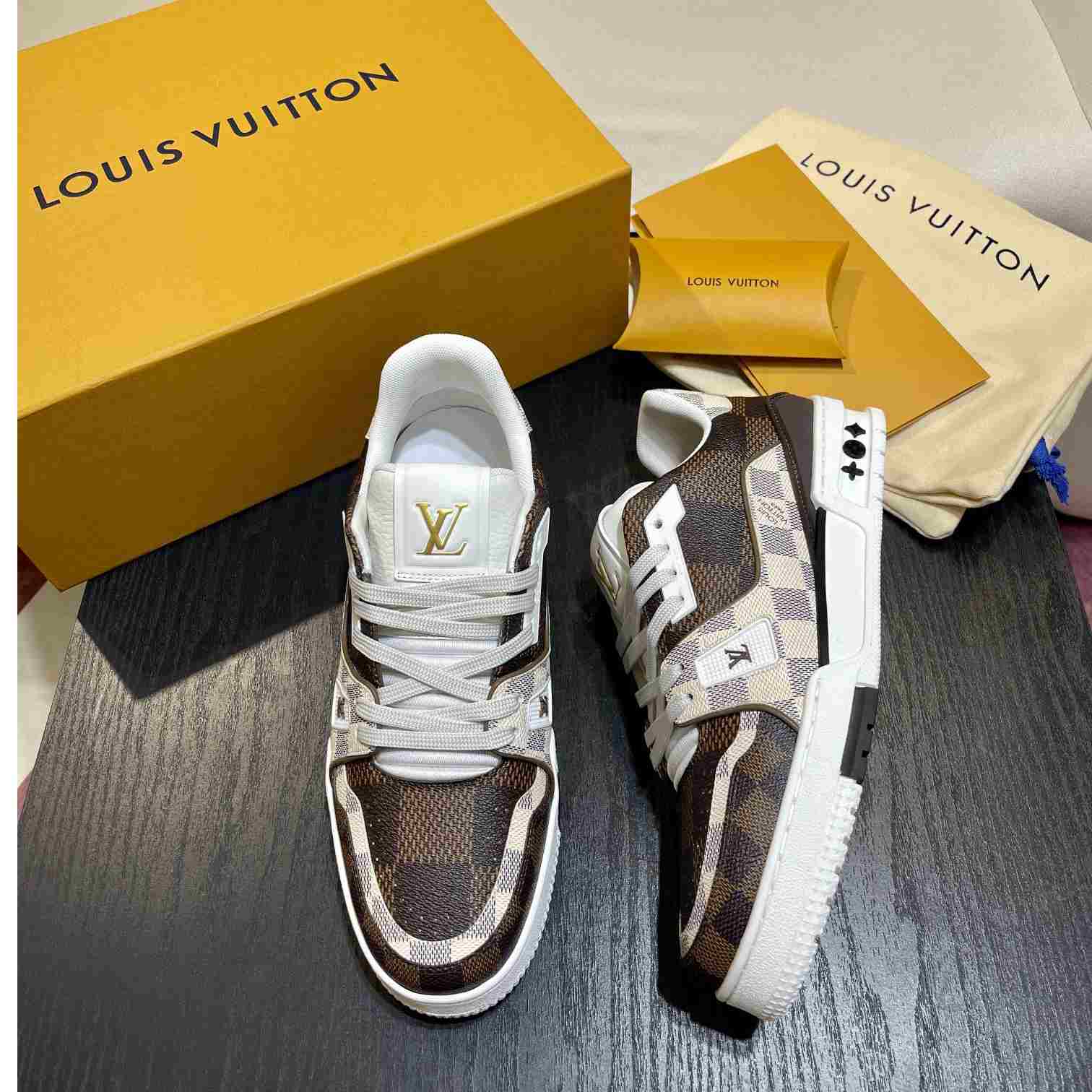 Louis Vuitton LV Trainer Sneaker    (Upon UK Size)   1AAV8Y - EUR FASHION