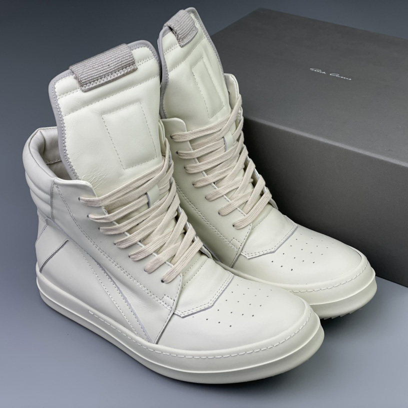 Rick Owens Geobasket High Top Sneakers - EUR FASHION