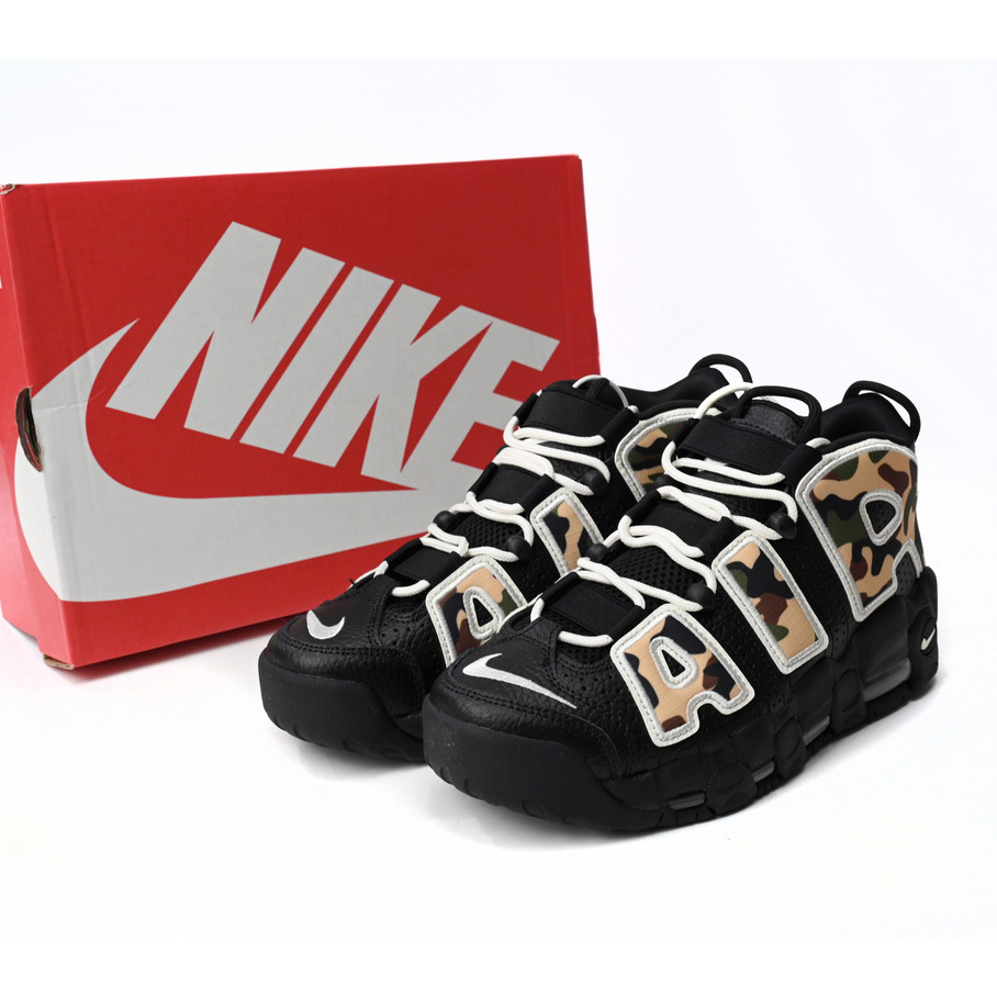 Nike Air More Uptempo Camouflage Colour Sneaker     CJ6122-001 - EUR FASHION