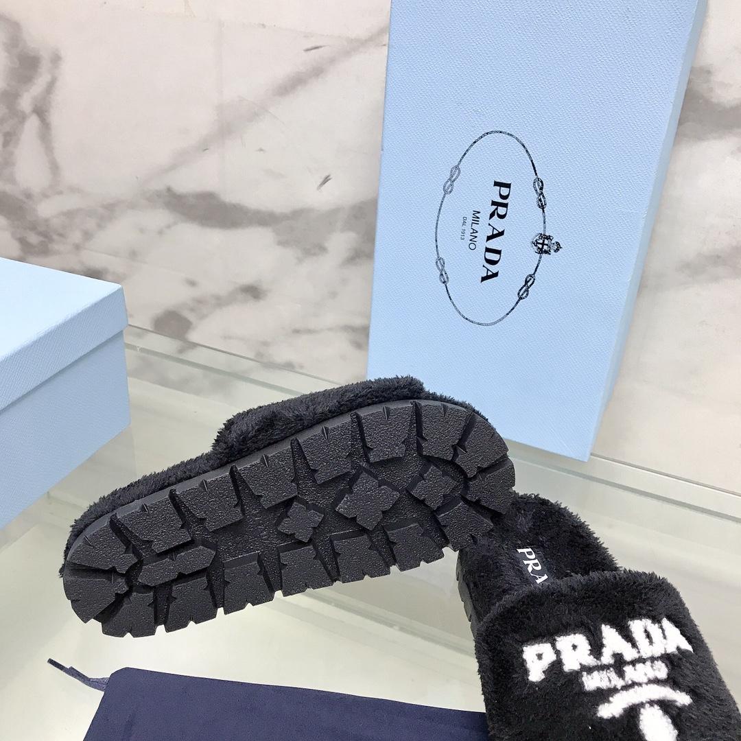 Prada Terry Cloth Slides - EUR FASHION