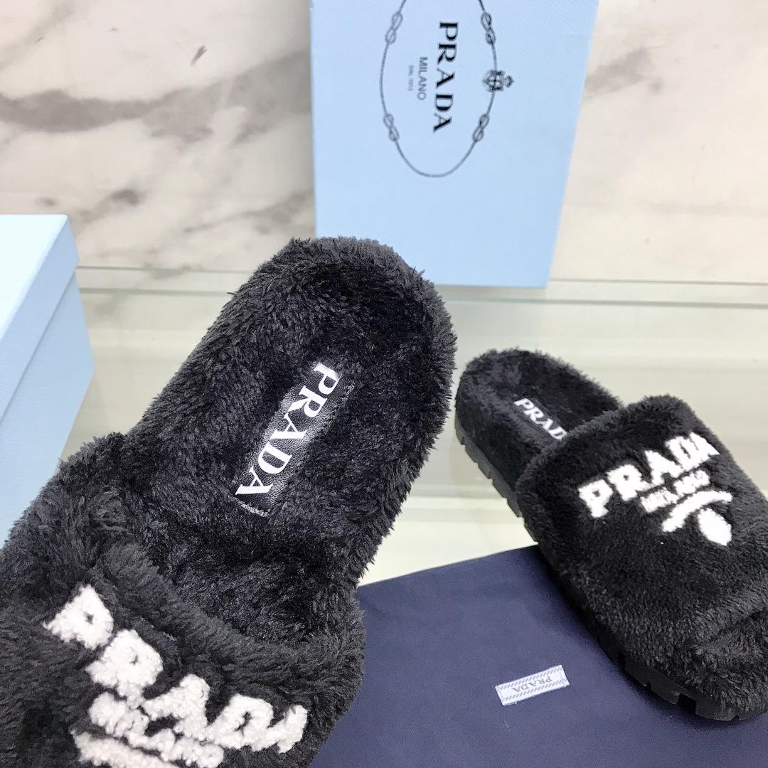 Prada Terry Cloth Slides - EUR FASHION