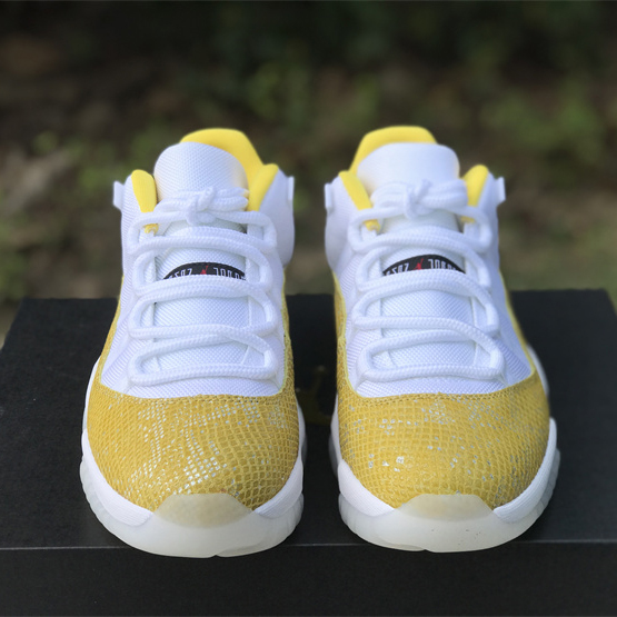 Air Jordan 11 Low “Yellow Snakeskin” Sneakers     Ah7860-107 - EUR FASHION