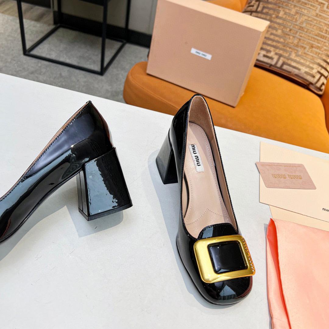 Miu Miu Patent Leather Pumps - EUR FASHION