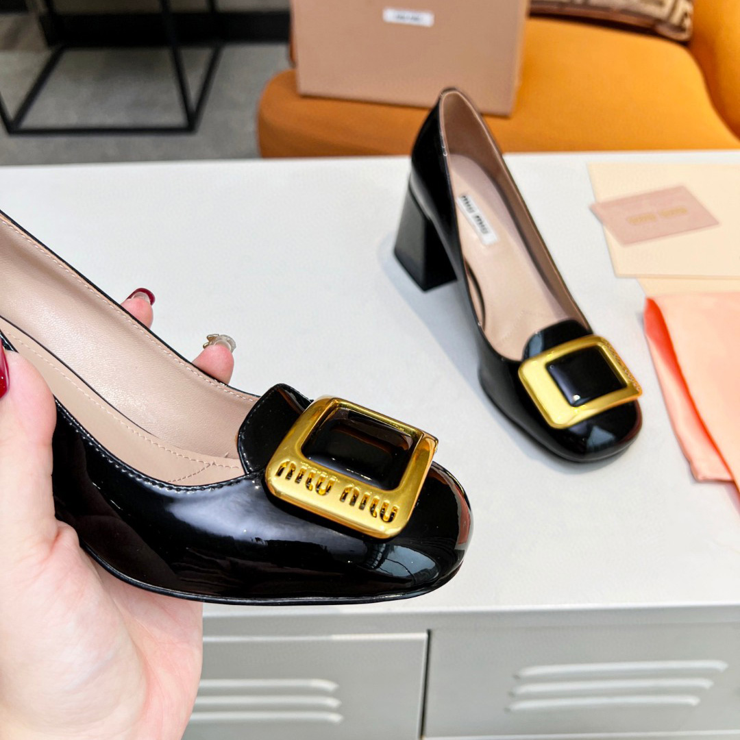 Miu Miu Patent Leather Pumps - EUR FASHION