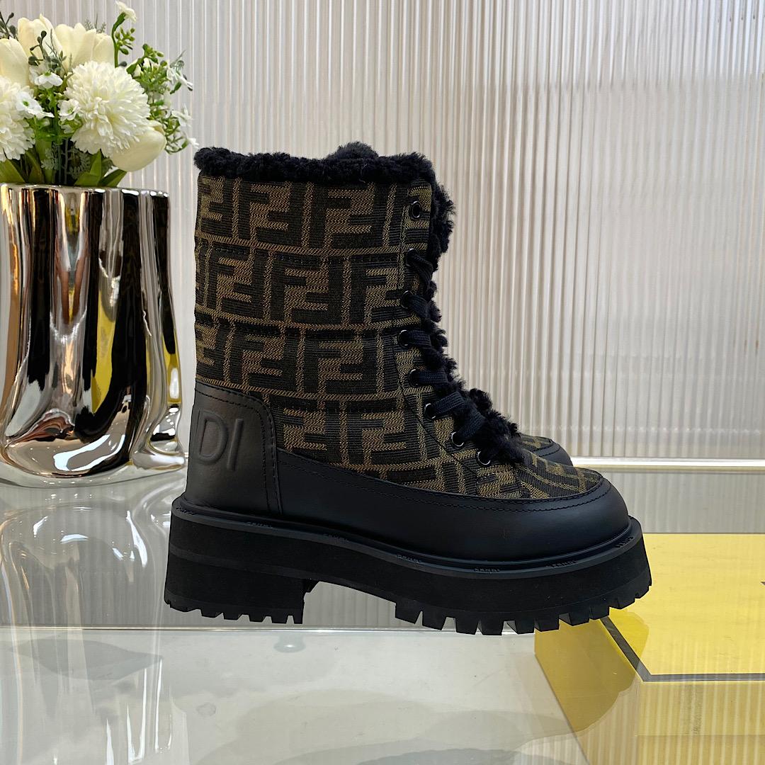 Fendi Signature Biker Boots - EUR FASHION