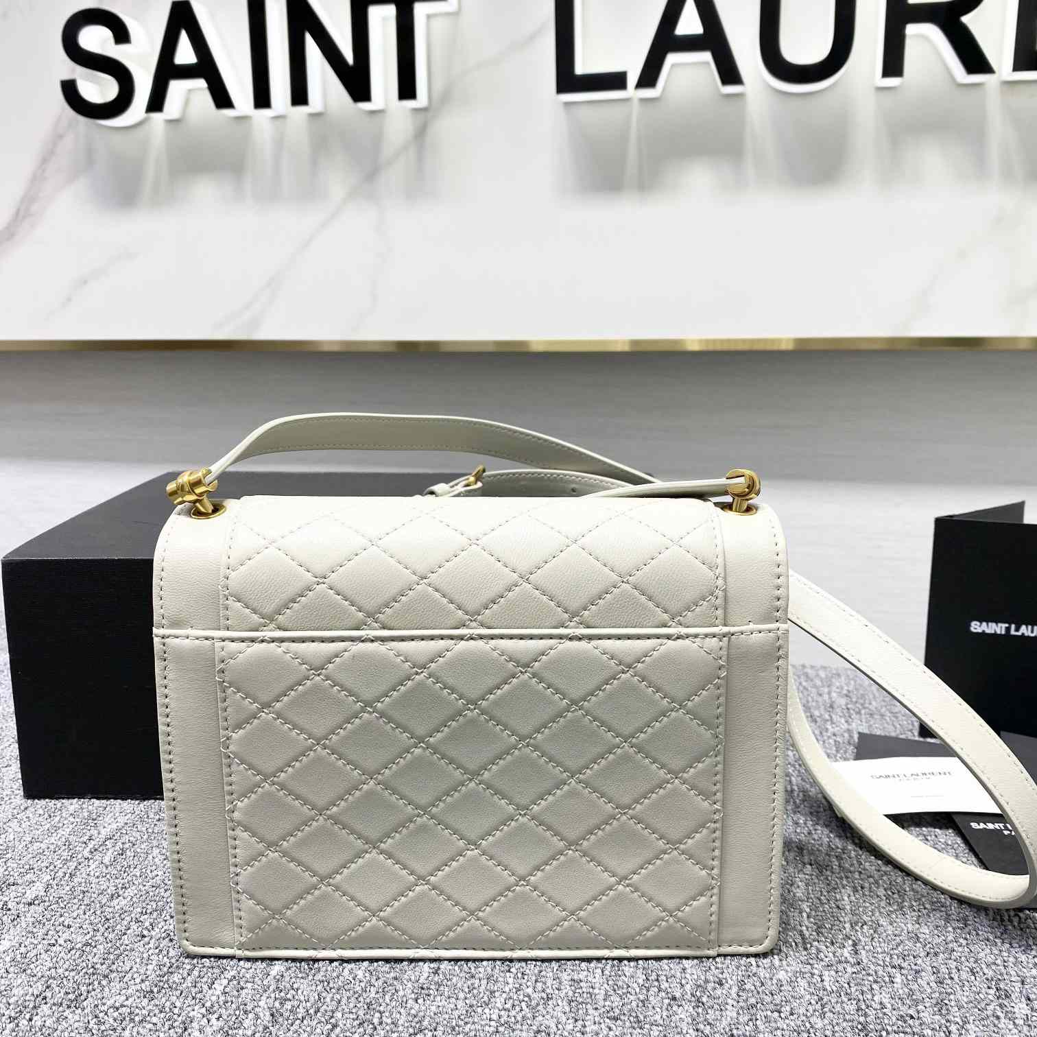 Saint Laurent Gaby Mini Satchel In Quilted Lambskin - EUR FASHION