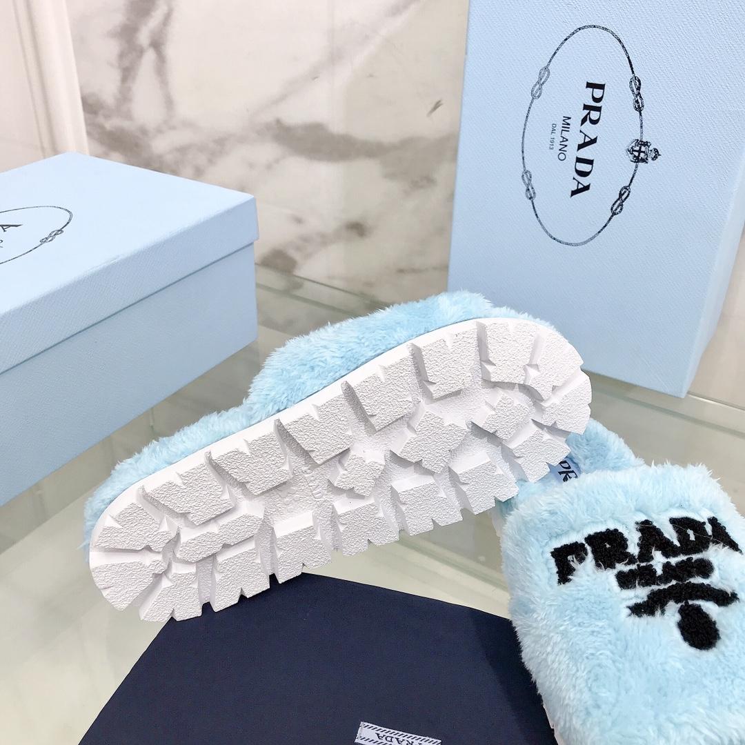 Prada Terry Cloth Slides - EUR FASHION