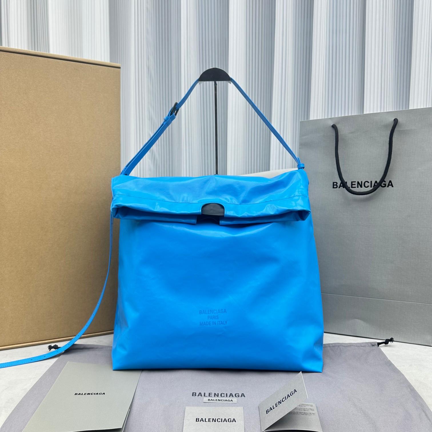 Balenciaga Trash Bag Large Pouch In Blue(37-40-52cm) - EUR FASHION