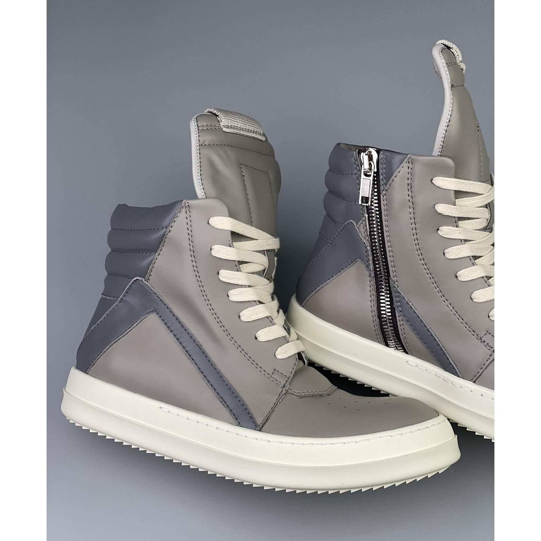 Rick Owens Geobasket High Top Sneakers - EUR FASHION