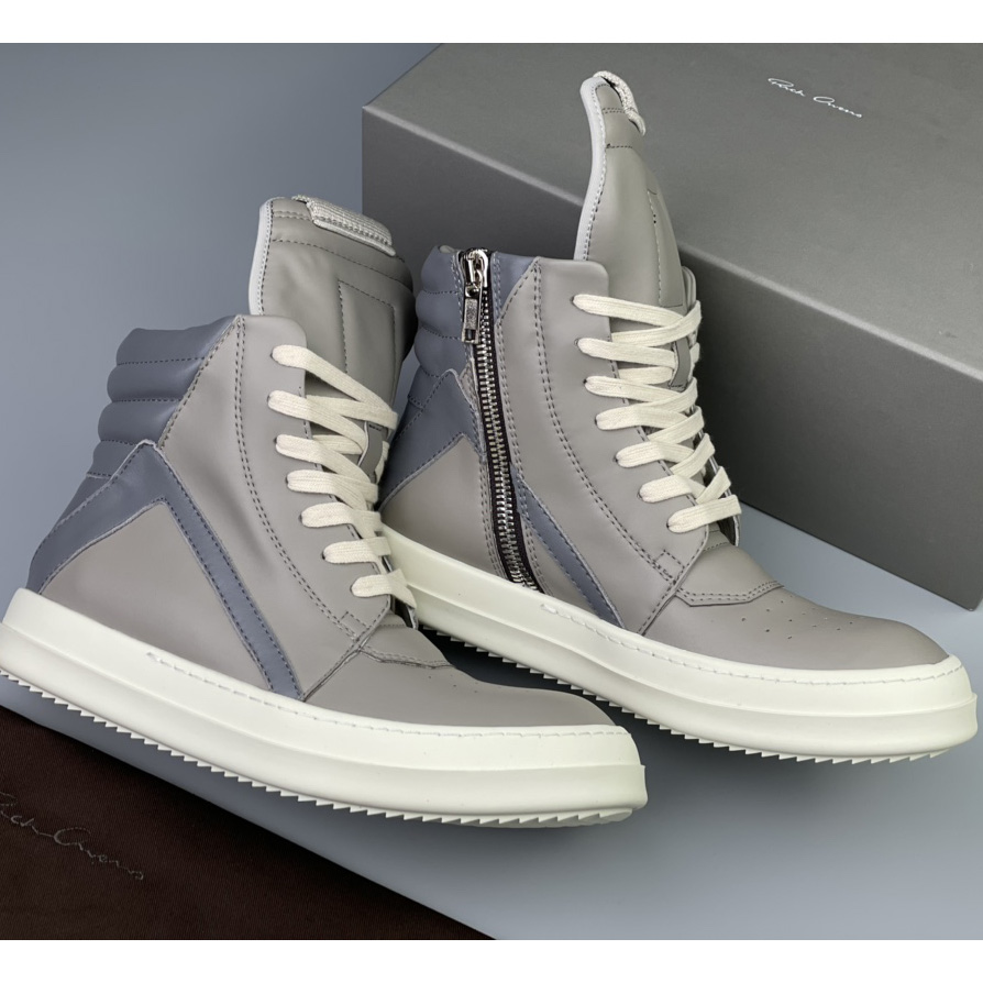 Rick Owens Geobasket High Top Sneakers - EUR FASHION