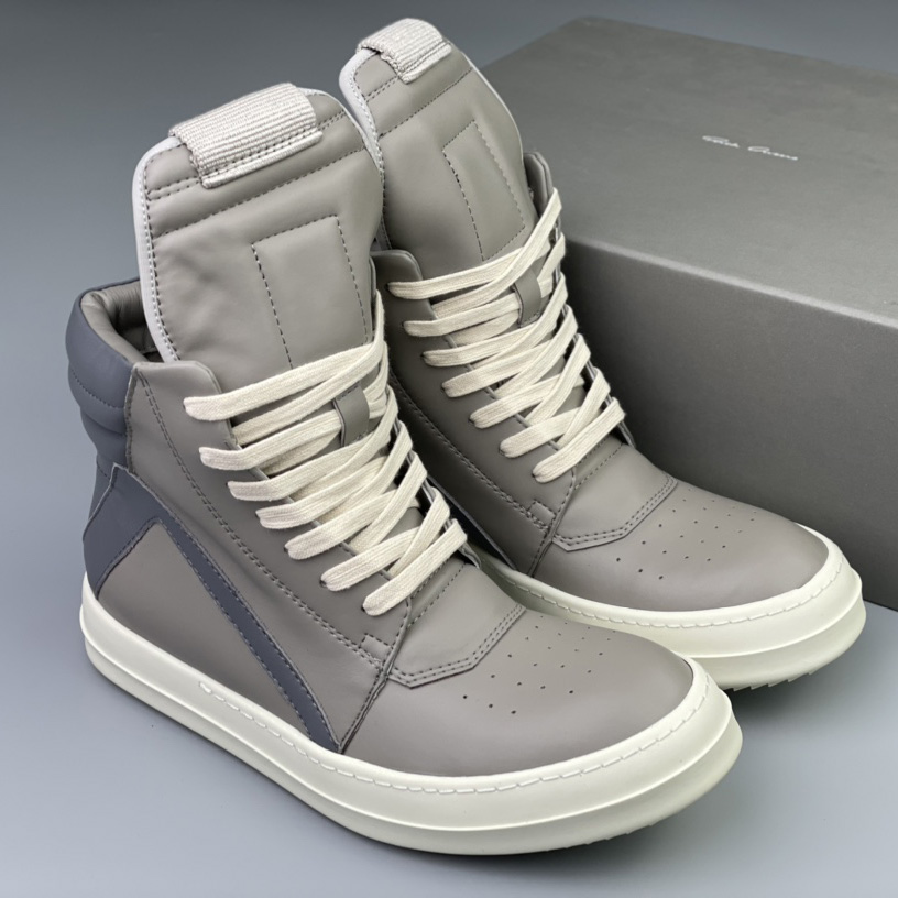 Rick Owens Geobasket High Top Sneakers - EUR FASHION