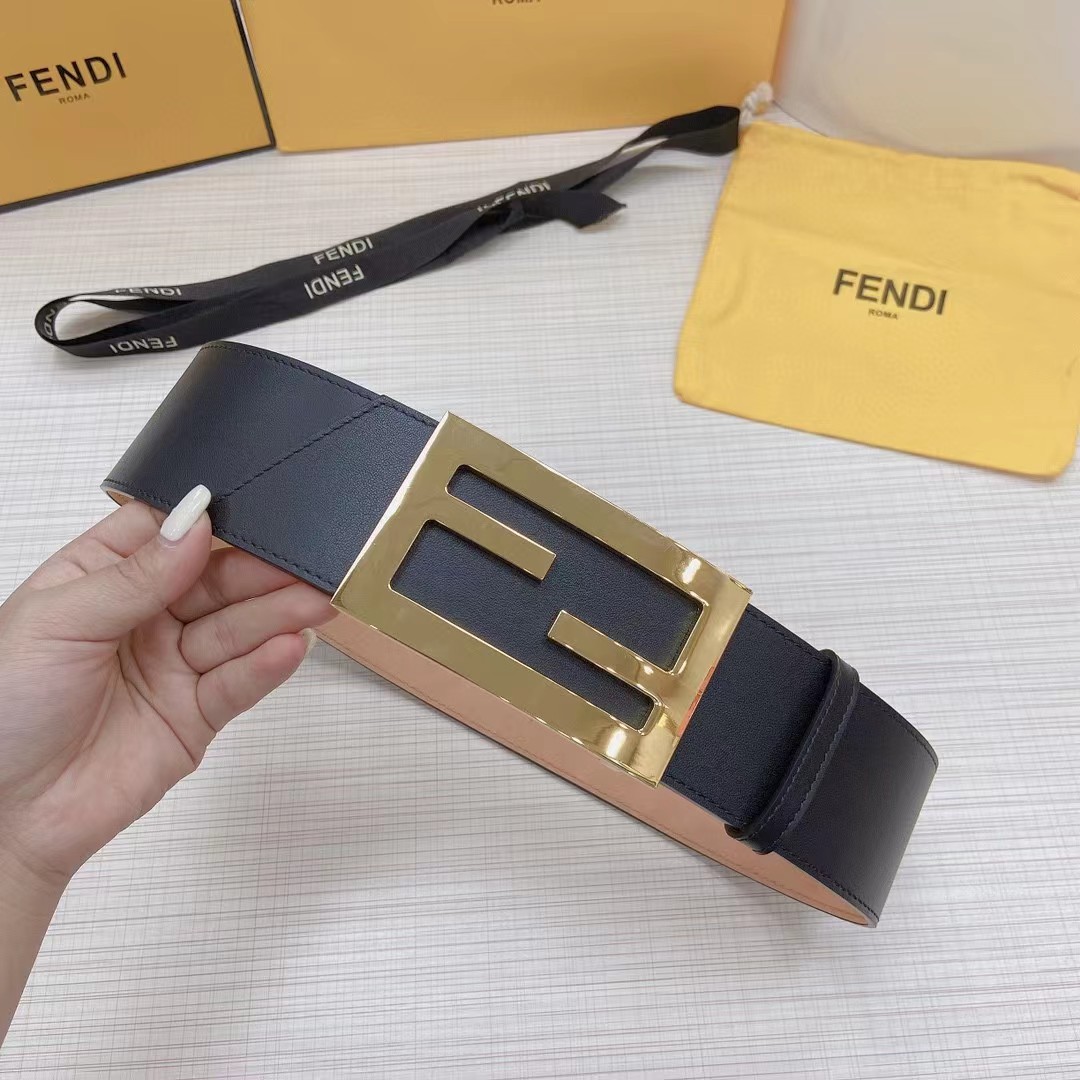 Fendi Leather Belt  60mm - EUR FASHION