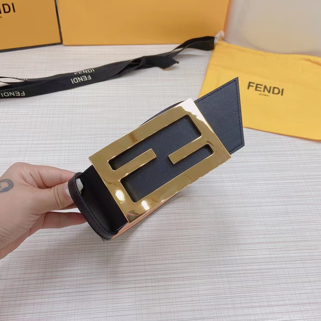 Fendi Leather Belt  60mm - EUR FASHION