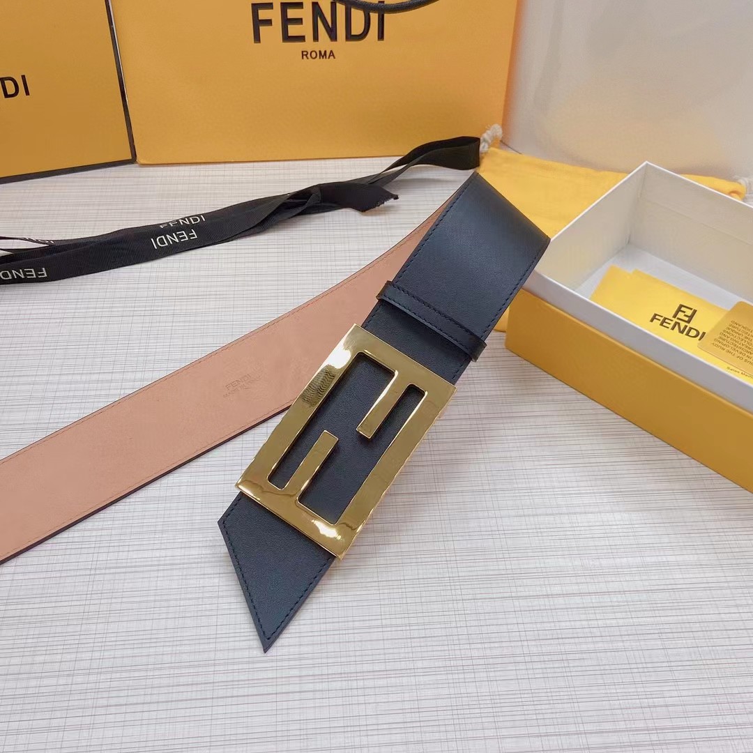 Fendi Leather Belt  60mm - EUR FASHION