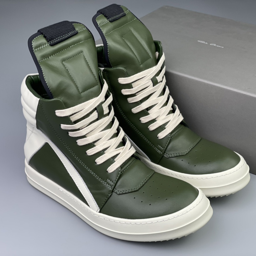 Rick Owens Geobasket High Top Sneakers - EUR FASHION