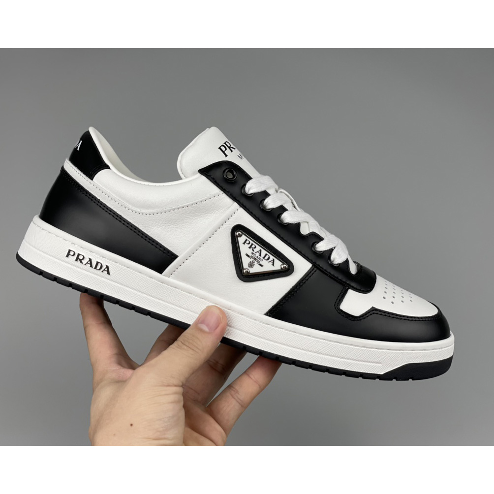 Prada Downtown Leather Sneakers - EUR FASHION