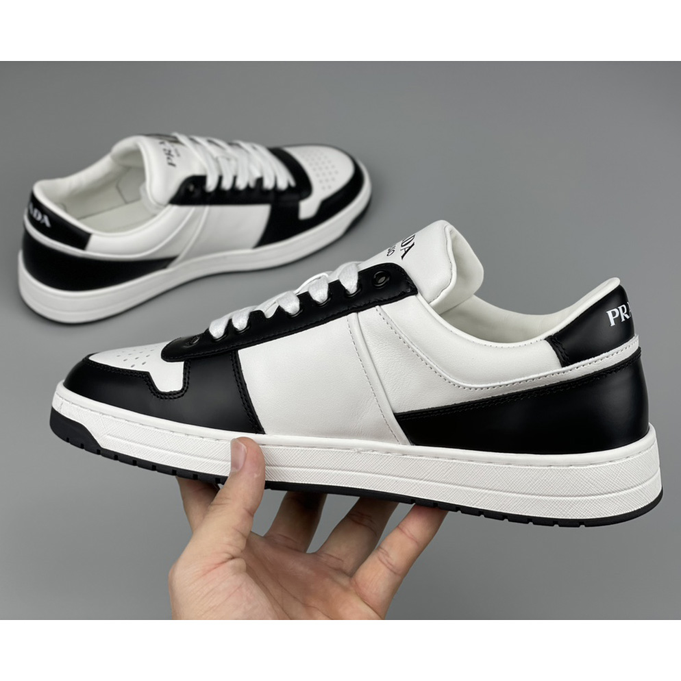 Prada Downtown Leather Sneakers - EUR FASHION