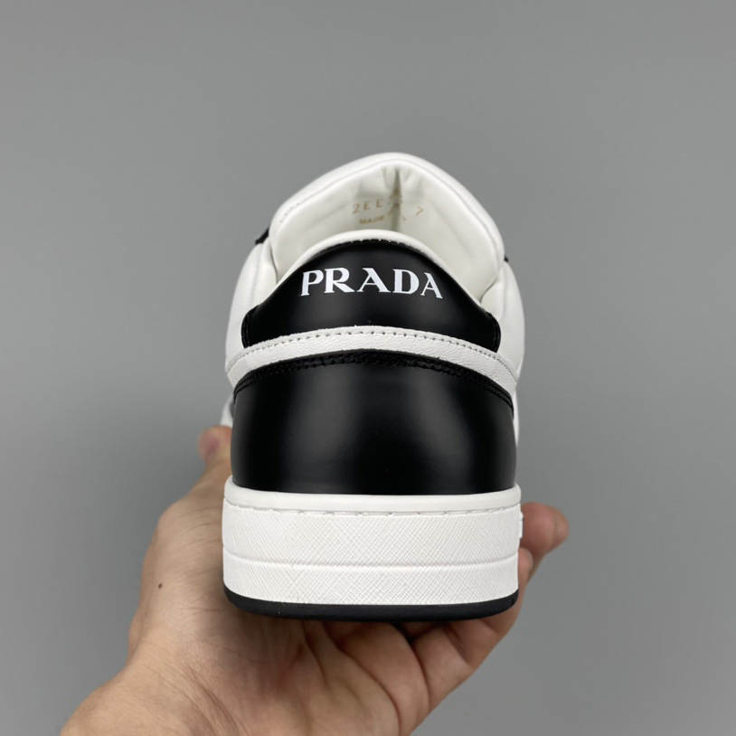 Prada Downtown Leather Sneakers - EUR FASHION