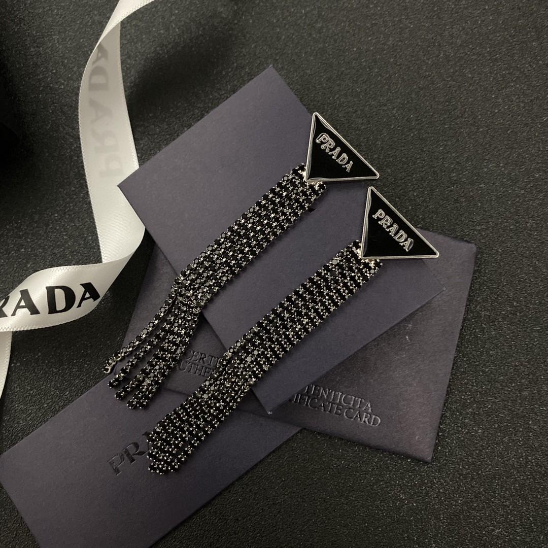 Prada Symbole Drop Earrings - EUR FASHION