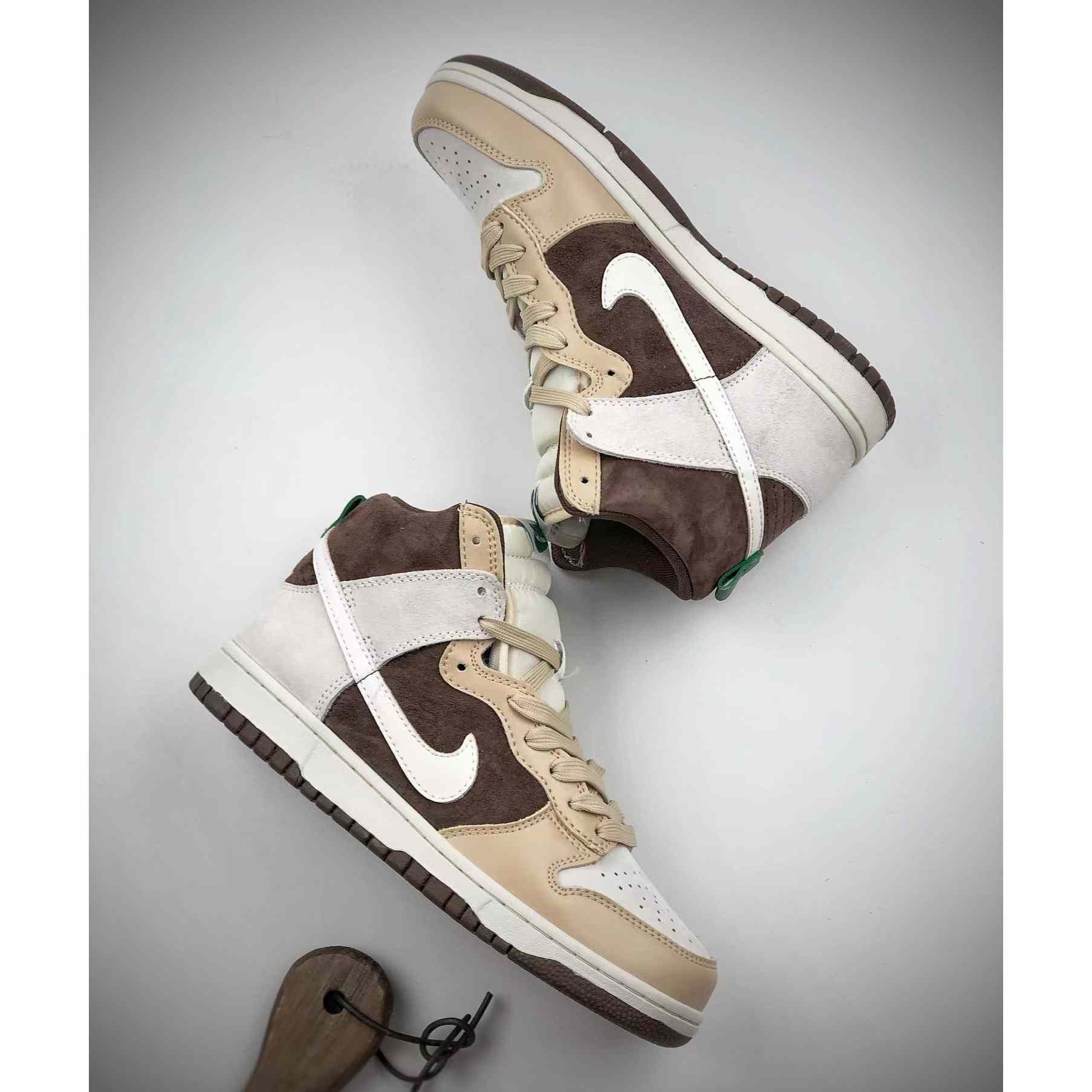 Nike Dunk High "Light Chocolate"Sneakers       DH5348-100 - EUR FASHION