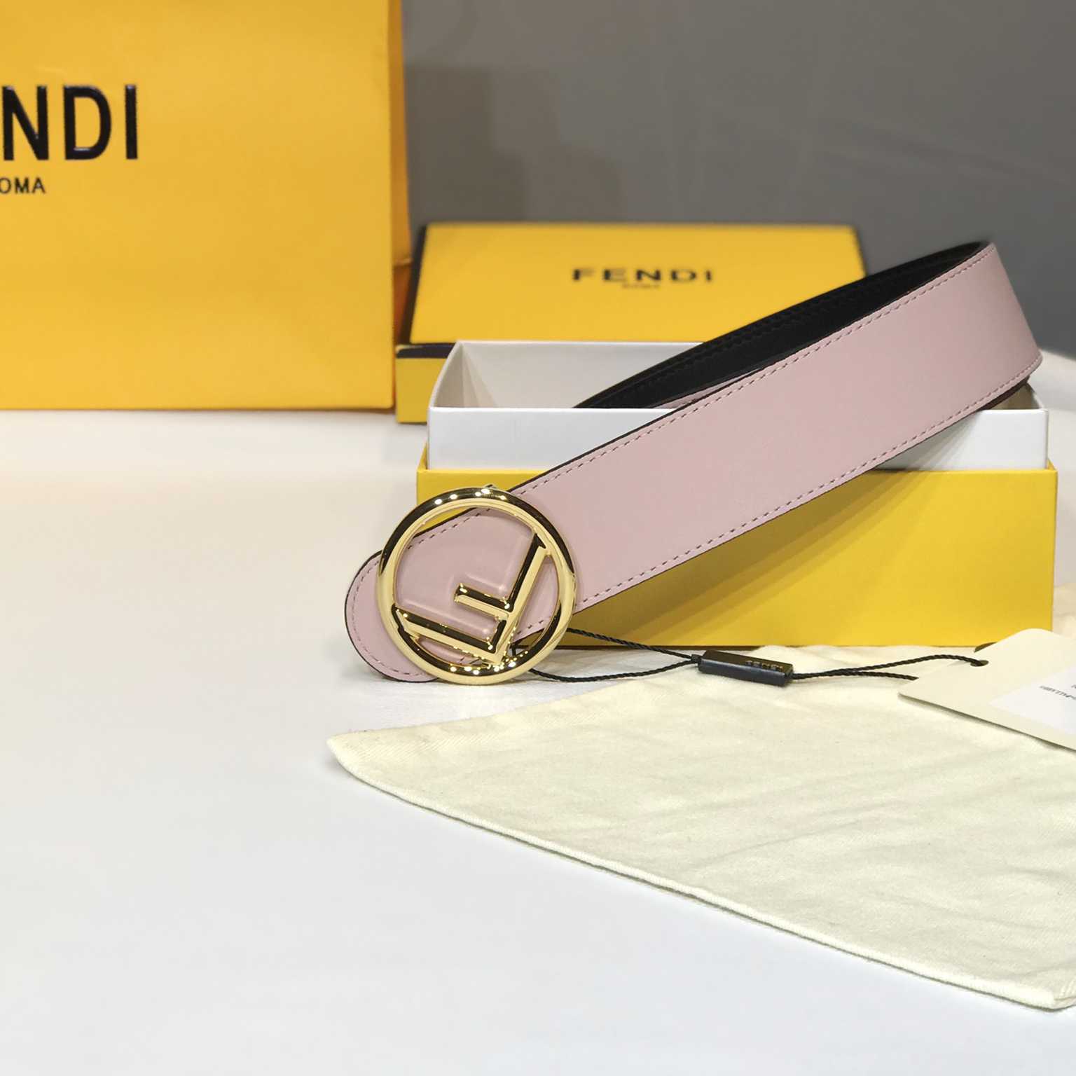 Fendi Black Leather Belt - EUR FASHION