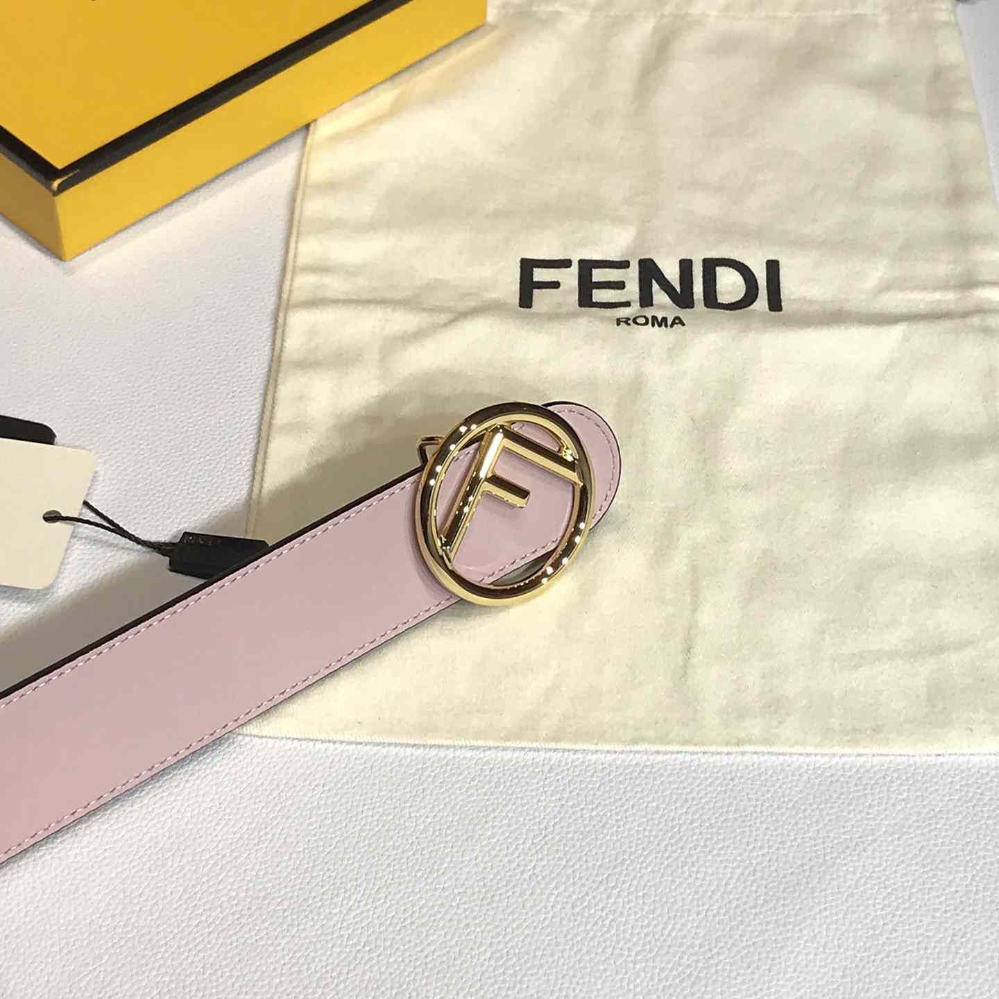 Fendi Black Leather Belt - EUR FASHION