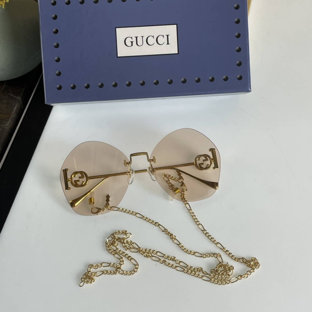 Gucci Geometric-Frame Sunglasses    GG1203S - EUR FASHION