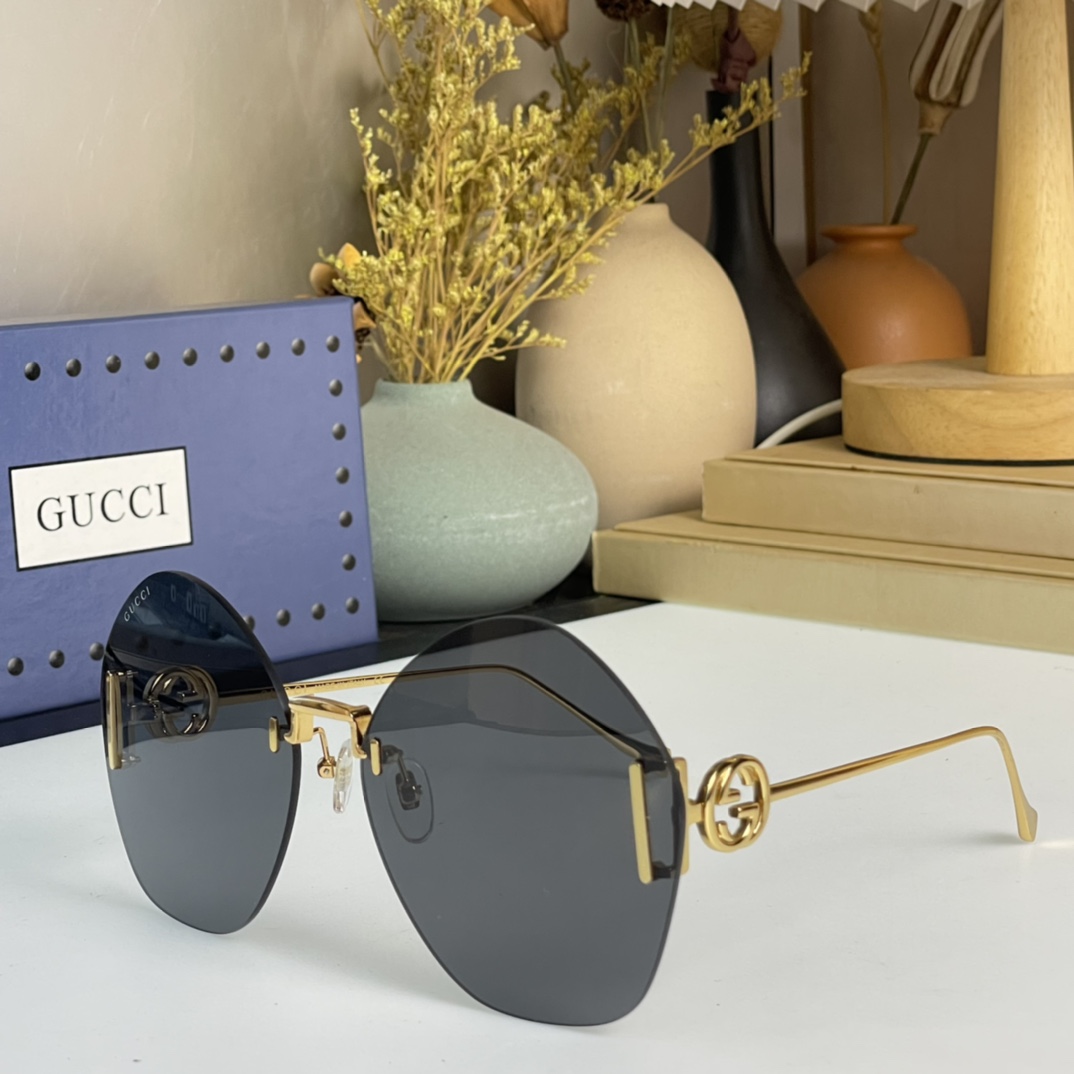 Gucci Geometric-Frame Sunglasses    GG1203S - EUR FASHION