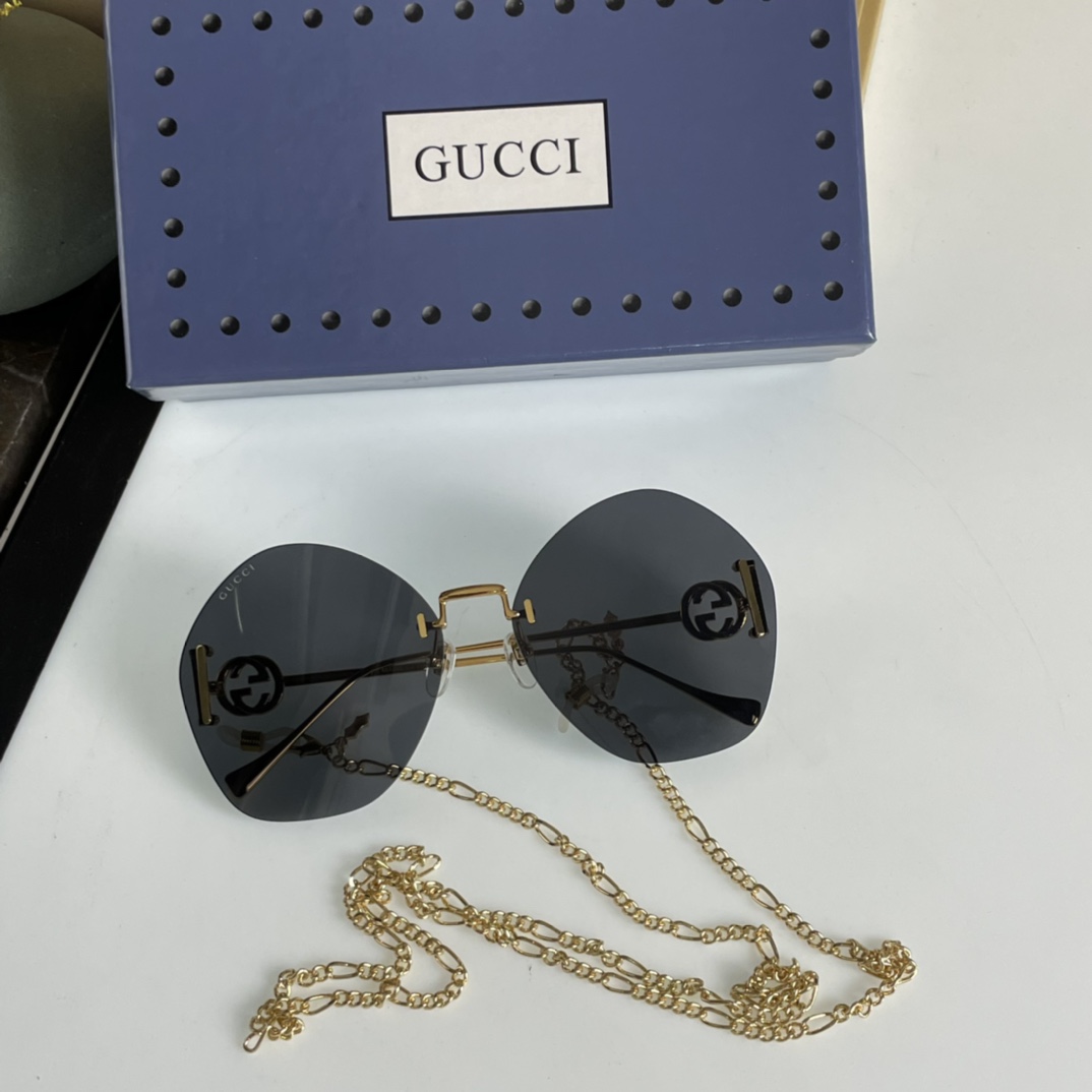 Gucci Geometric-Frame Sunglasses    GG1203S - EUR FASHION